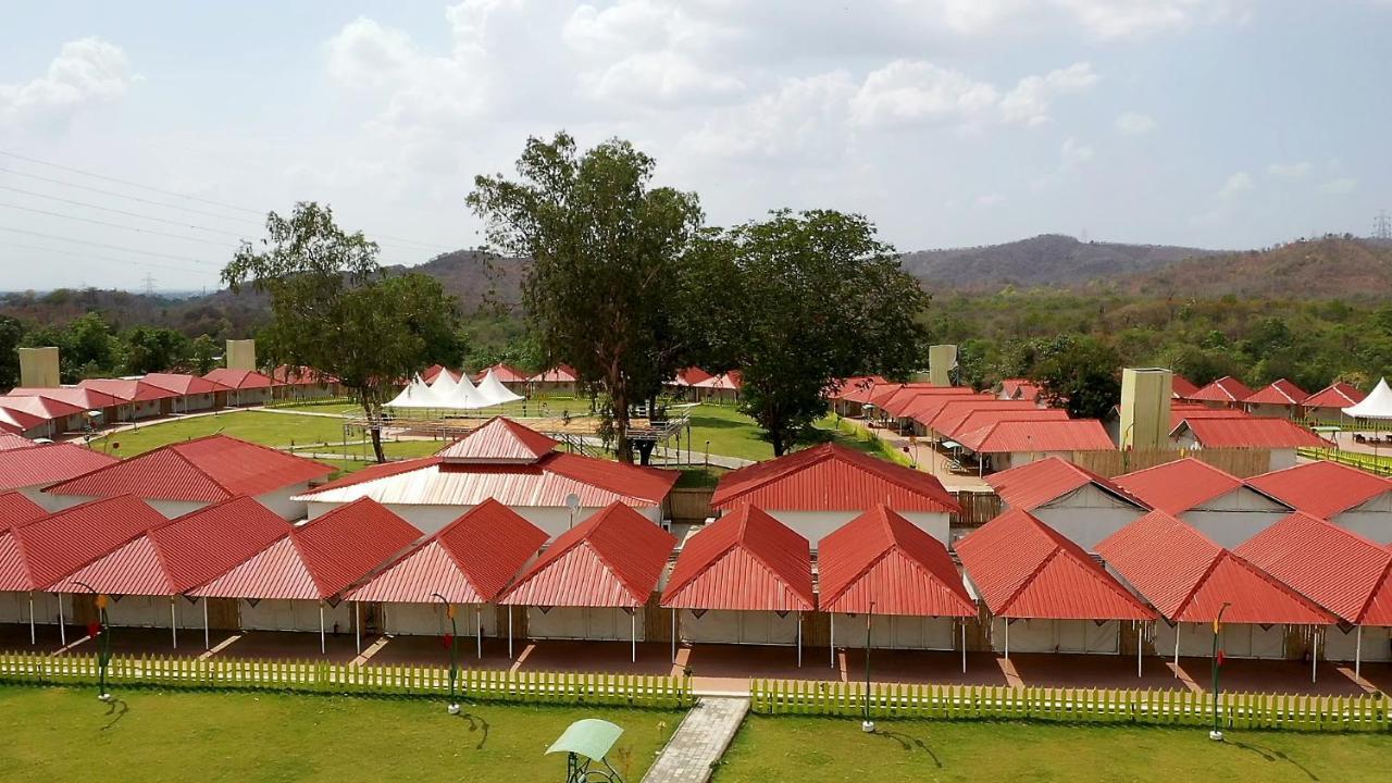 Praveg Tent City Narmada, Statue Of Unity Kevadia Esterno foto