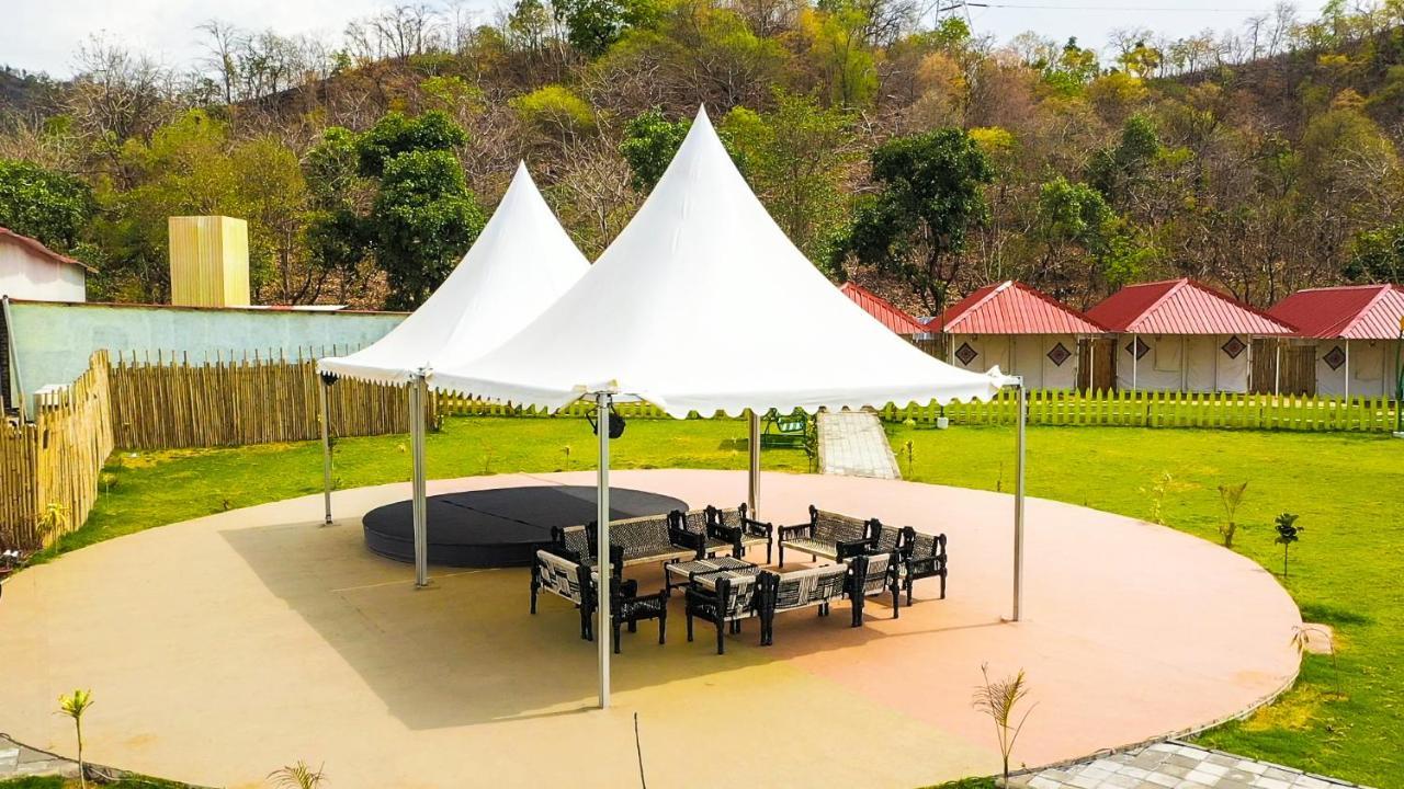 Praveg Tent City Narmada, Statue Of Unity Kevadia Esterno foto