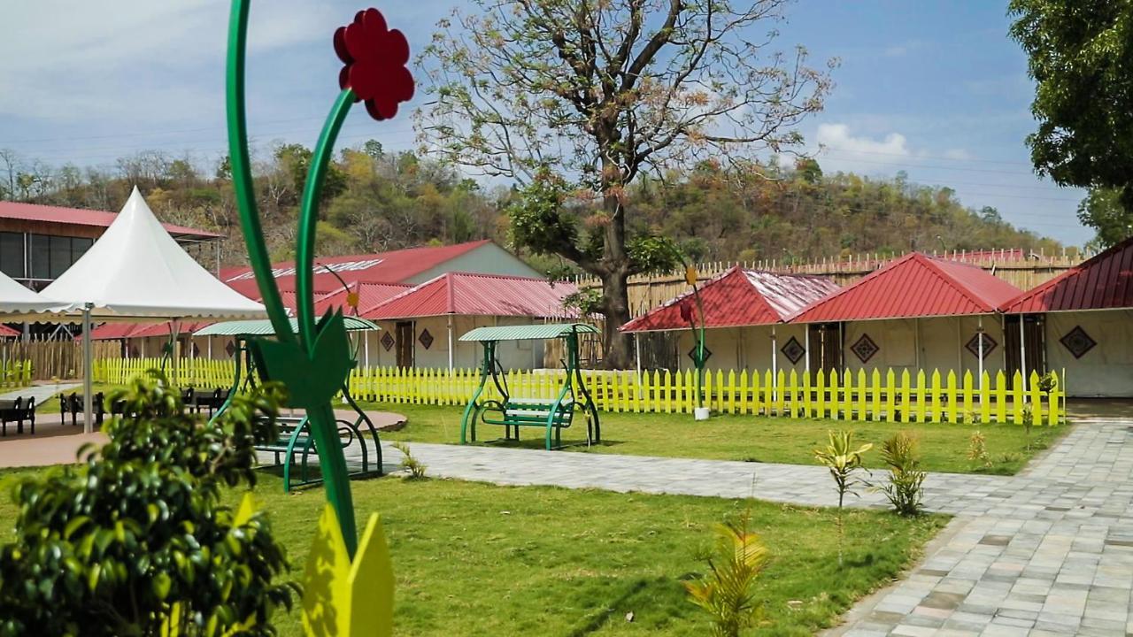 Praveg Tent City Narmada, Statue Of Unity Kevadia Esterno foto