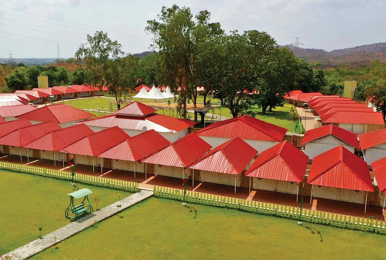 Praveg Tent City Narmada, Statue Of Unity Kevadia Esterno foto