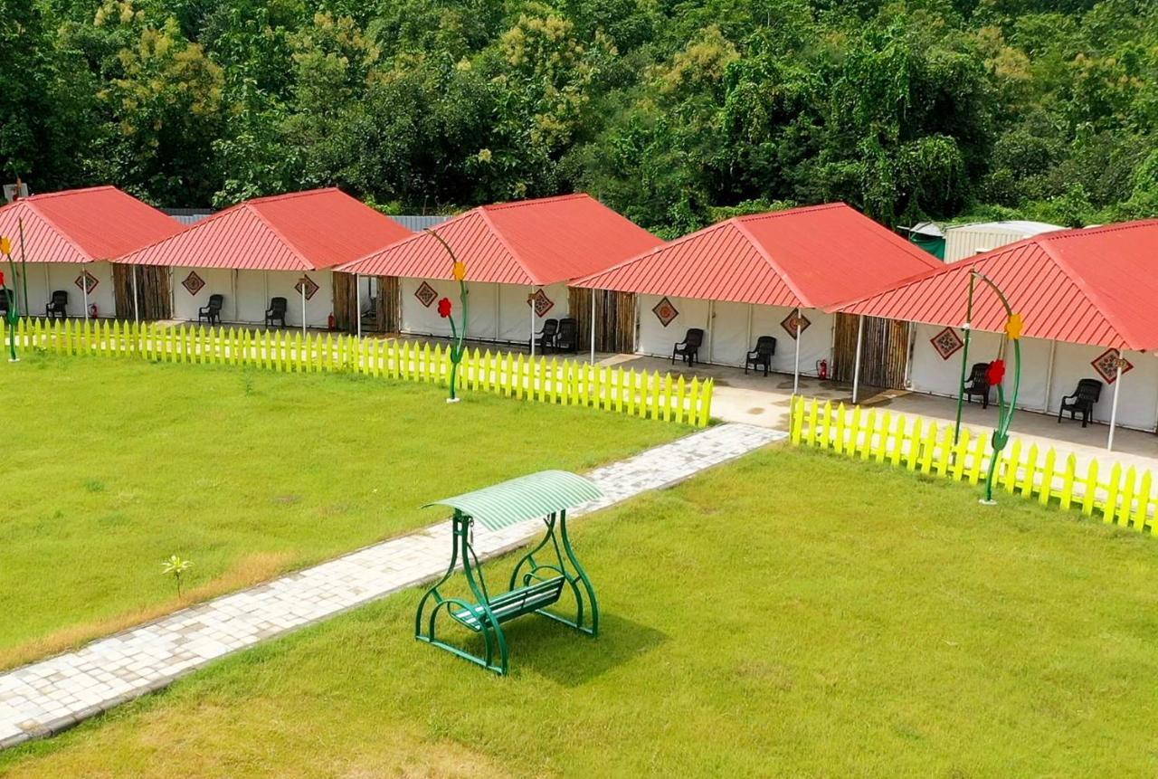 Praveg Tent City Narmada, Statue Of Unity Kevadia Esterno foto