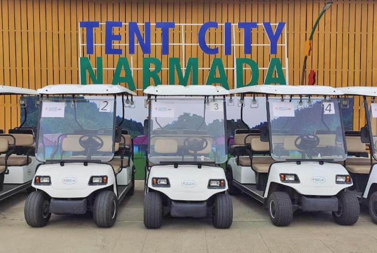 Praveg Tent City Narmada, Statue Of Unity Kevadia Esterno foto