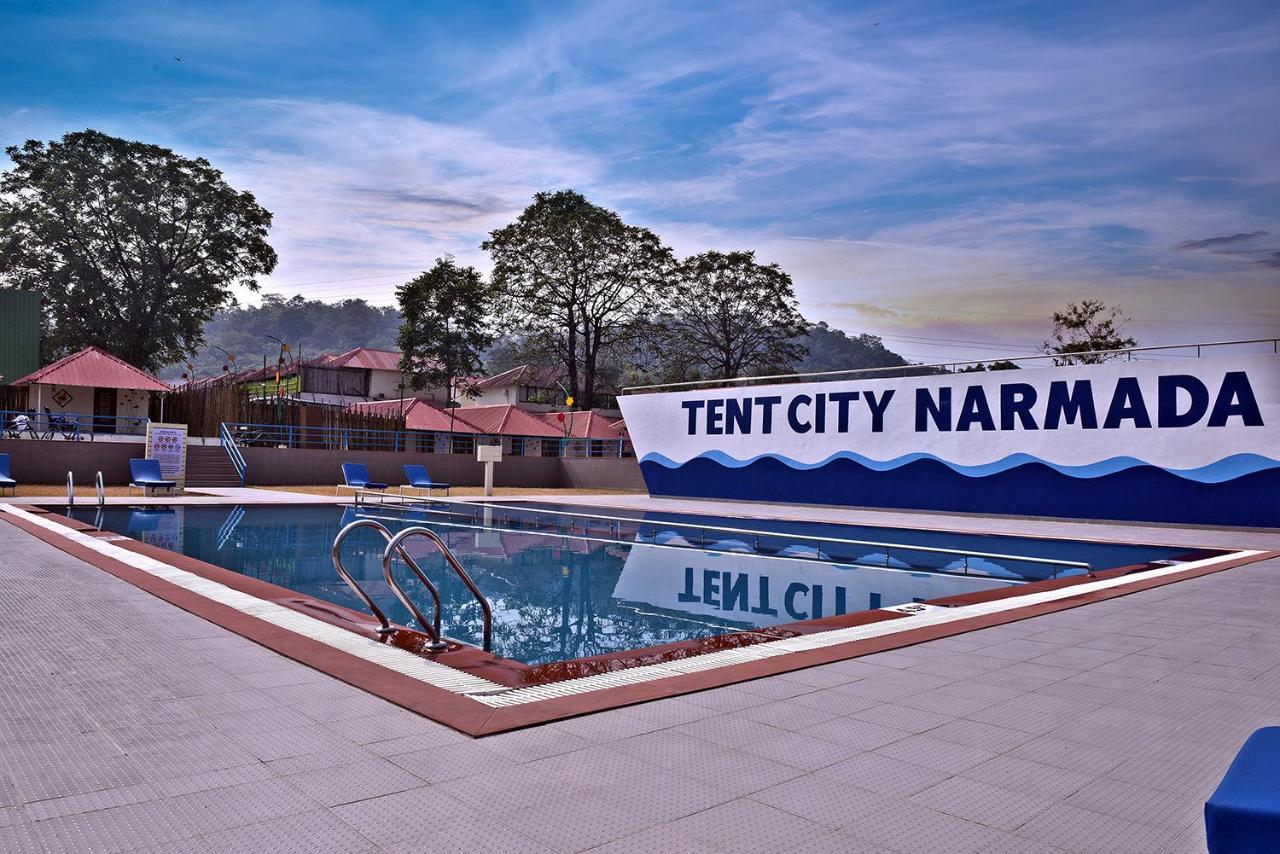 Praveg Tent City Narmada, Statue Of Unity Kevadia Esterno foto